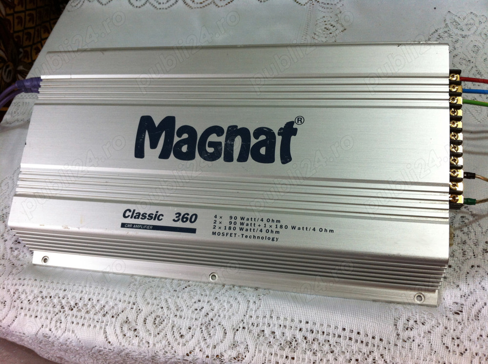 Amplificator Magnat Bull max500W Germany hertz focal audison statie