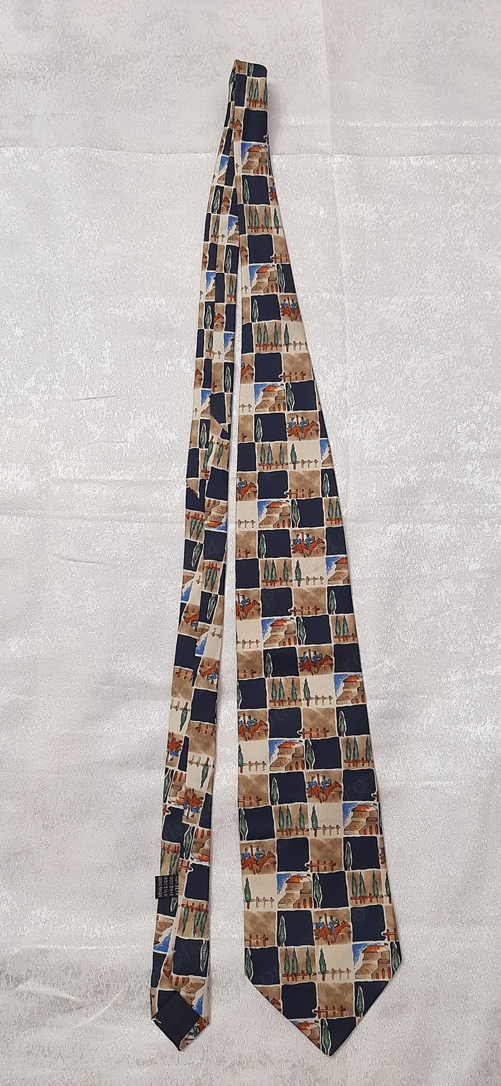 Cravata Cellini, matase, model curse de cai