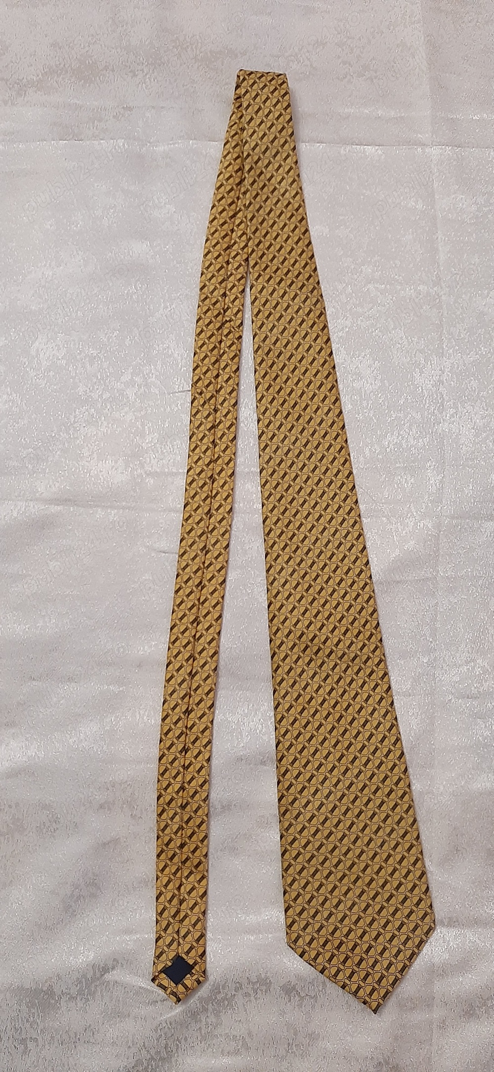 Cravata René Chagal, matase Myung-ju, model geometric