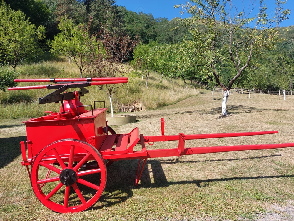 Pompa de stins incendii rustica-obiect de decor  colectie