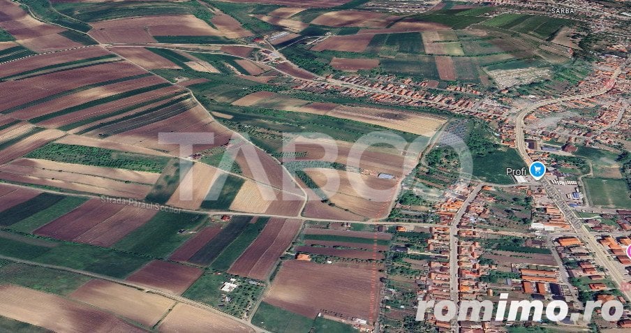 Teren de vanzare intravilan Sura Mare Sibiu 400 mp zona deosebita