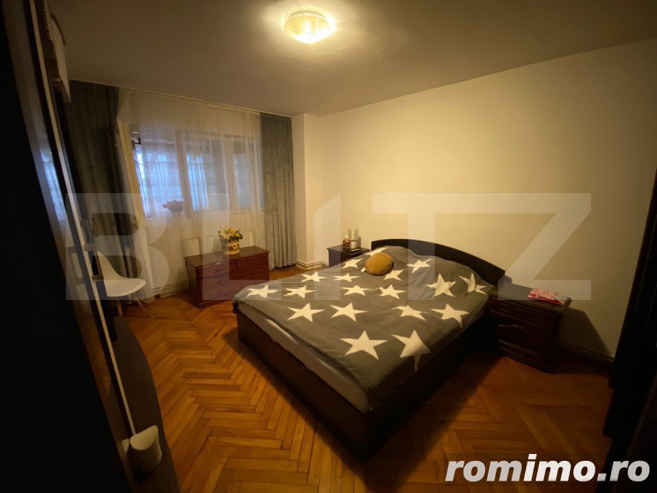 Apartament 3 camere, 72mp, pretabil spatiu comercial, zona Cetate