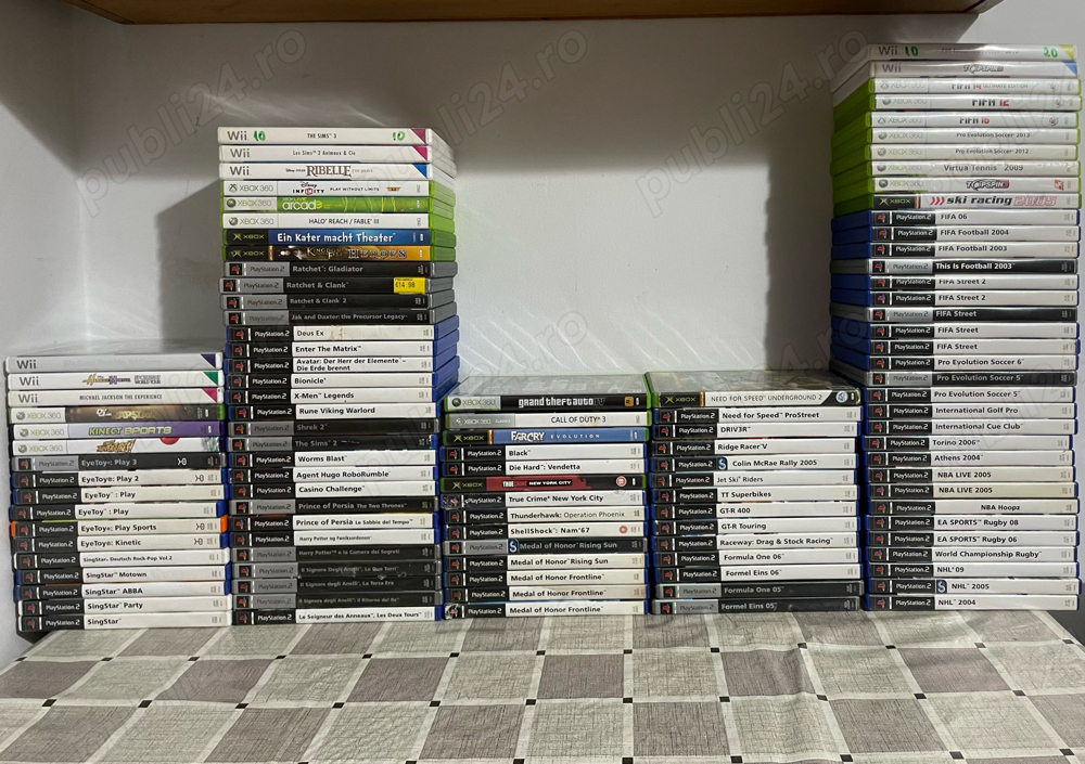 Jocuri PS2, Xbox Classic, Xbox 360 și Wii - Toate Genurile!