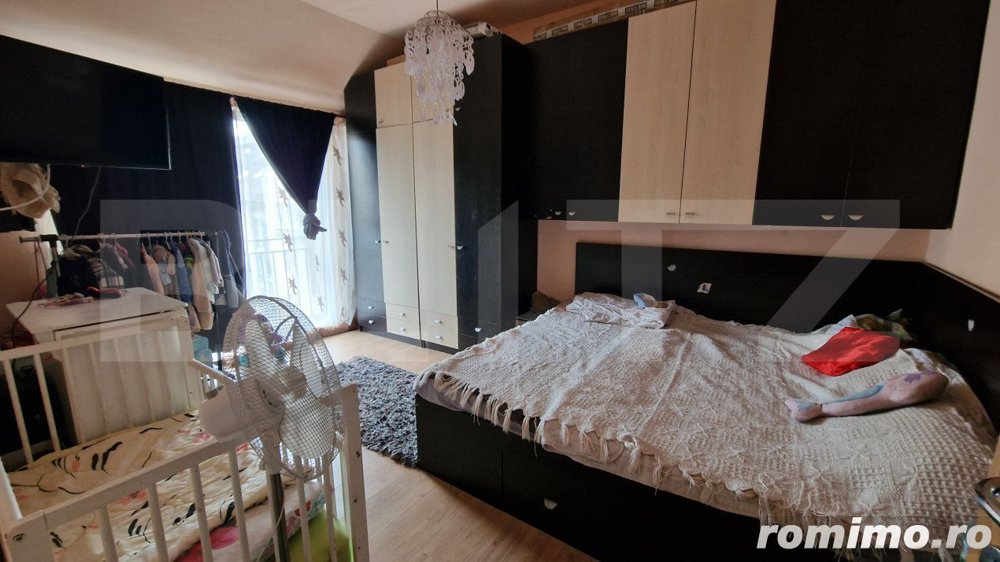 Apartament cu 2 dormitoare, 56.3mp, intermediar, zona Porii