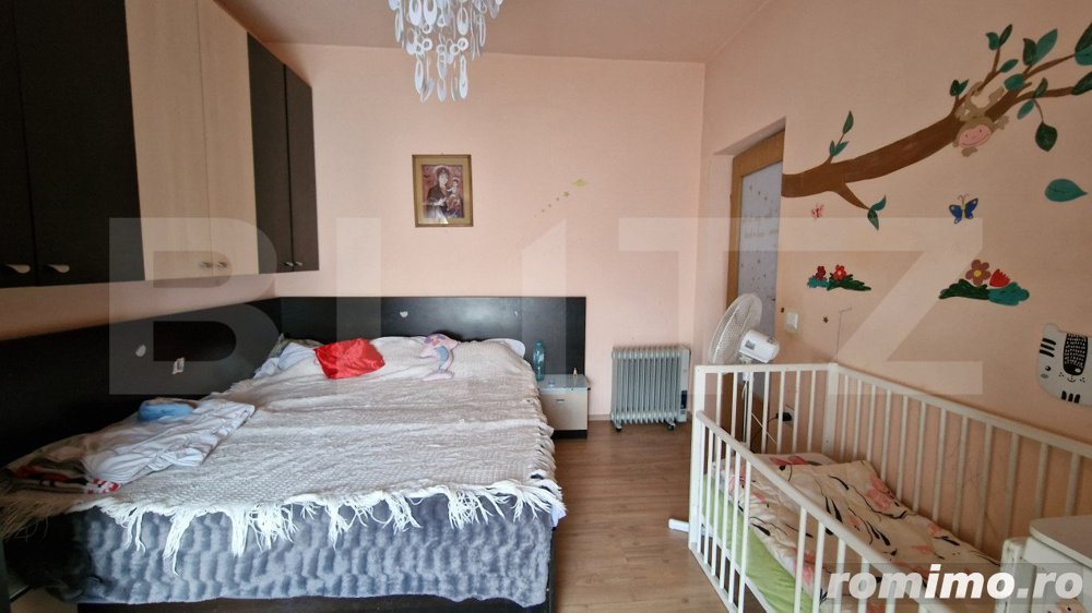 Apartament cu 2 dormitoare, 56.3mp, intermediar, zona Porii