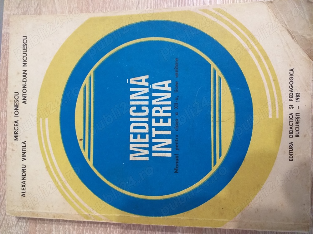 Medicina interna - manual pentru clasa a XII-a, licee sanitare - Mircea Ionescu