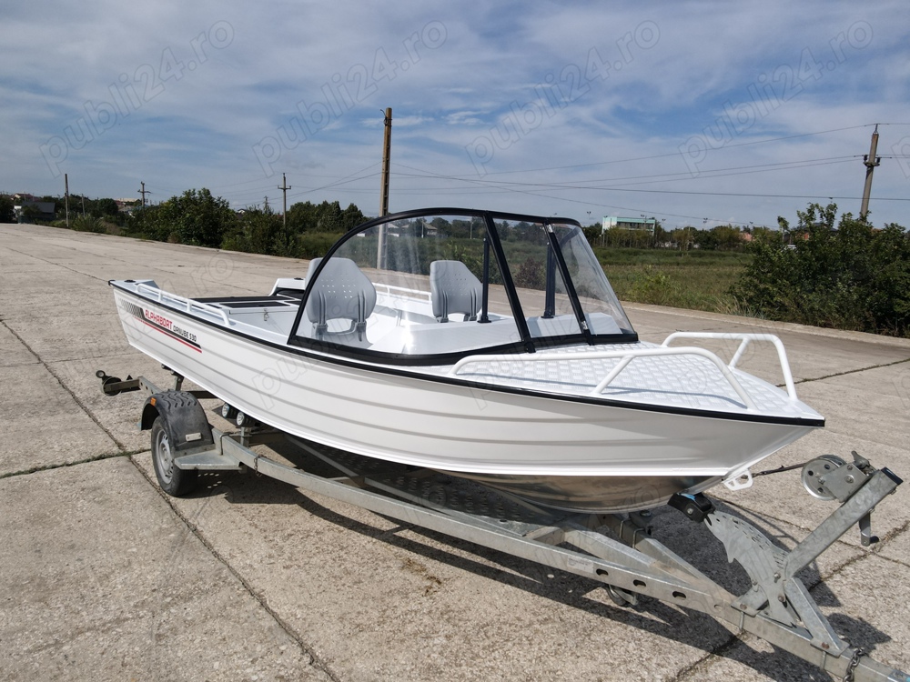 Barca din aluminiu Alphaboat Danube 530