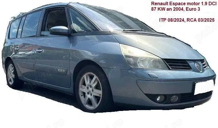 Vand Renault Espace motor 1.9DCI an 2004, Euro 3, diverse variante, fara transcriere