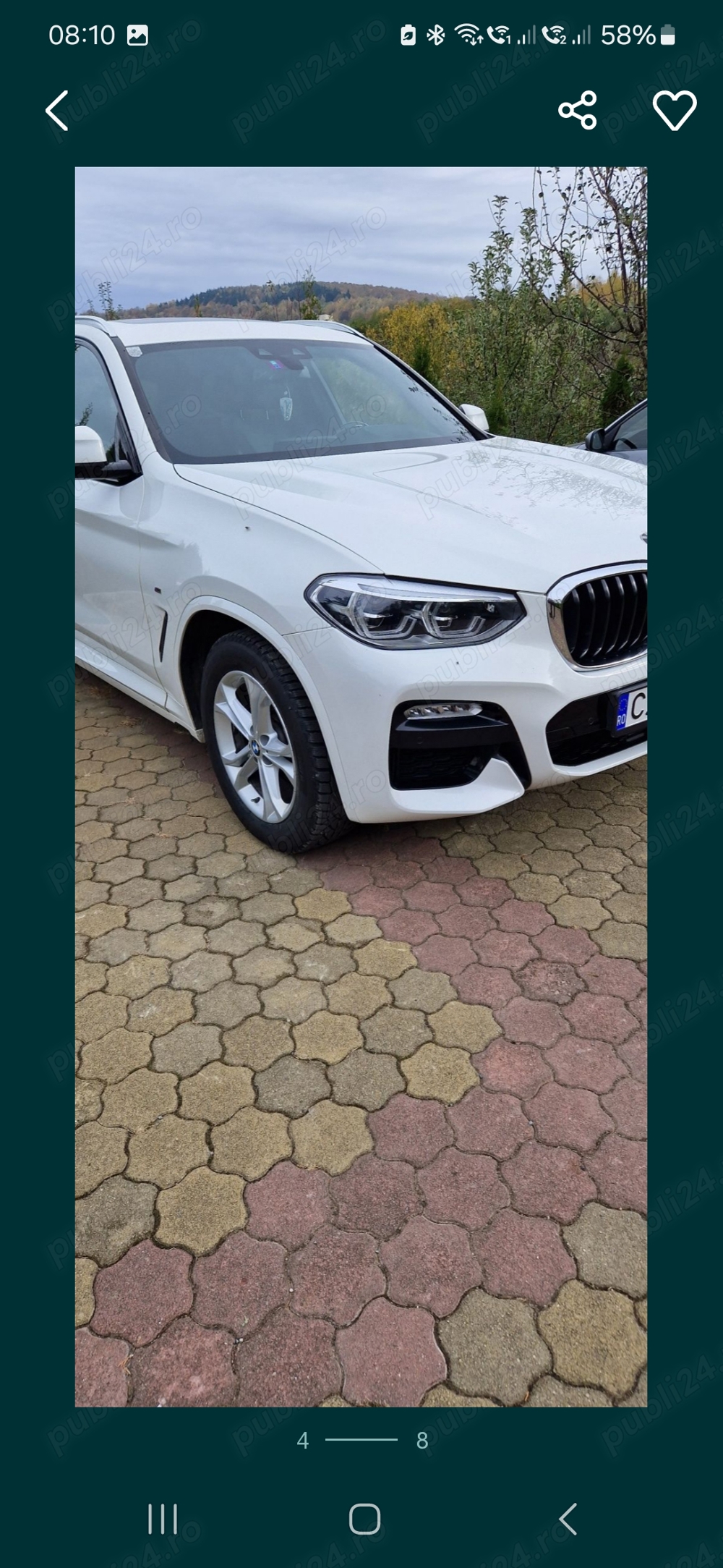 Jante aliaj 18 anvelope 225/60/R18 pt BMW X3