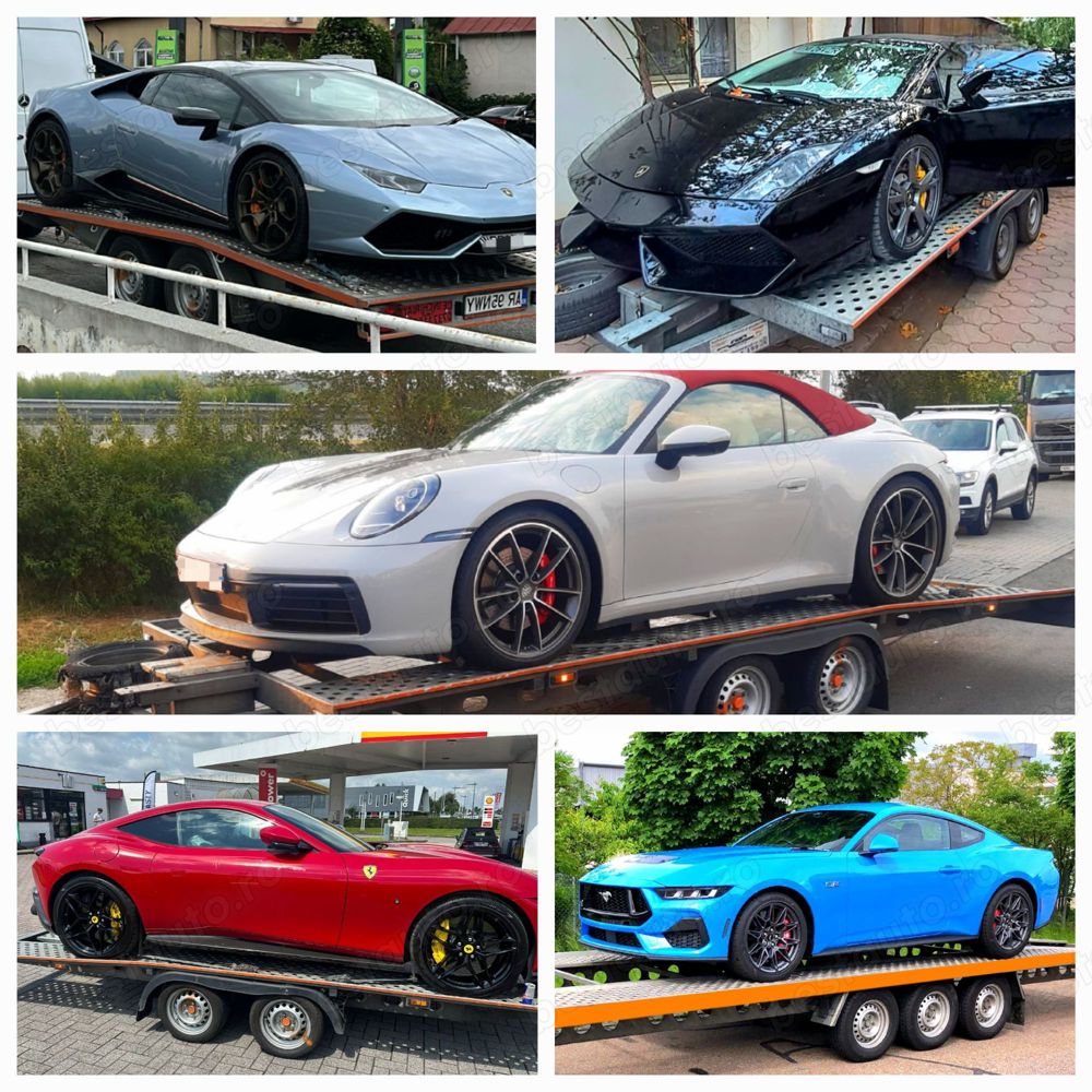 inchirieri platforme transport auto 1, 2, 3 axe de la 1500kg la 3500kg