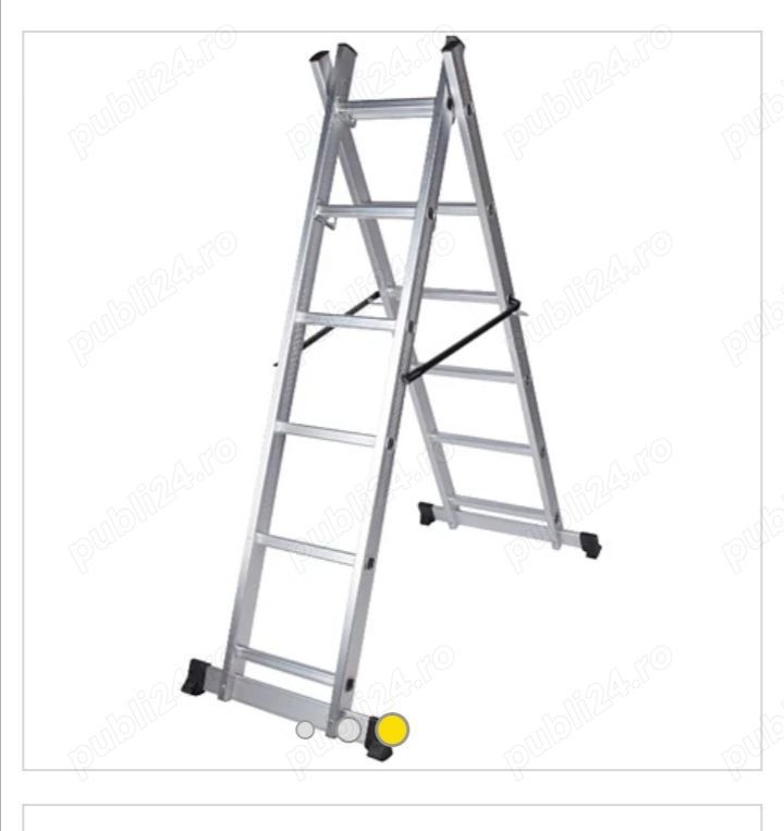 Scară aluminiu, folosita sau noua (plianta, culisanta, multifuncțională, telescopica) 