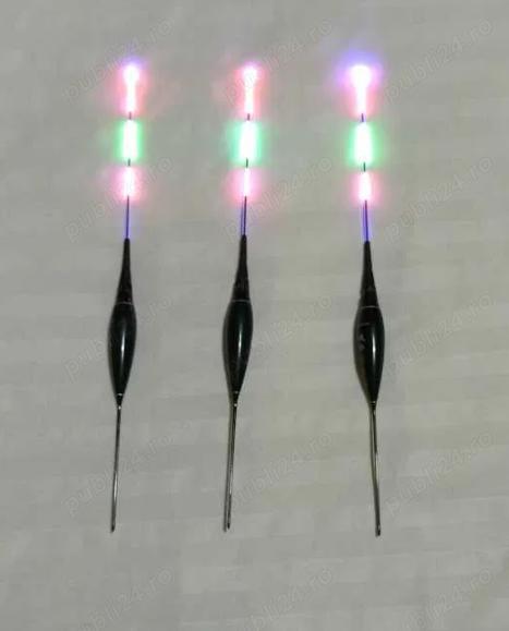 Vand set 3 plute LED pentru pescuitul de noapte