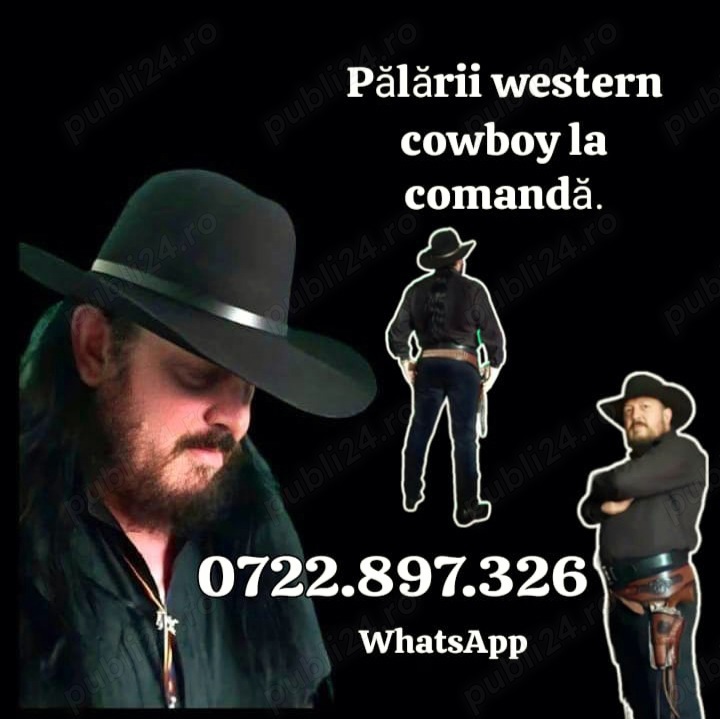 Pălării western cowboy