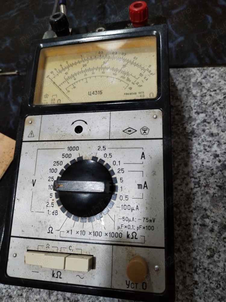 Multimetru analogic rusesc Z4315 