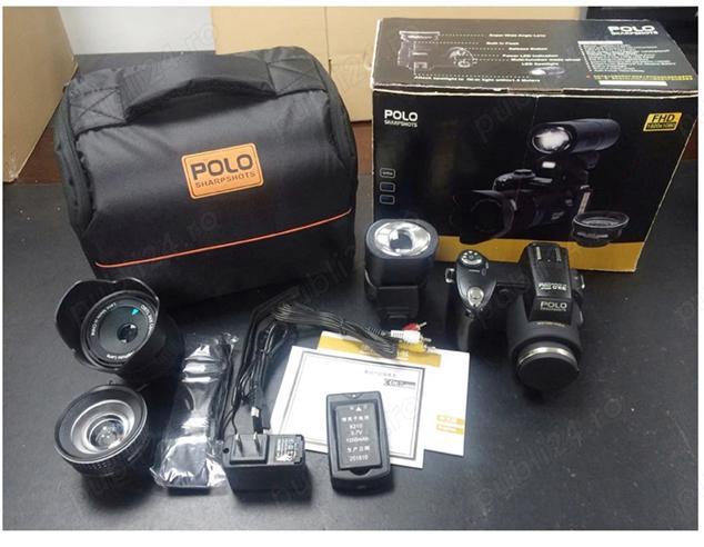 Camera foto DSLR video digitala cu 3 obiective POLO D7200 33MP