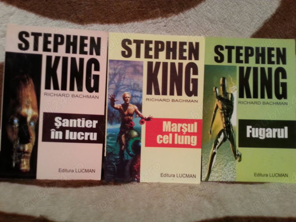 Santier in lucru Marsul cel lung Fugarul-Stephen King (3 vol) 