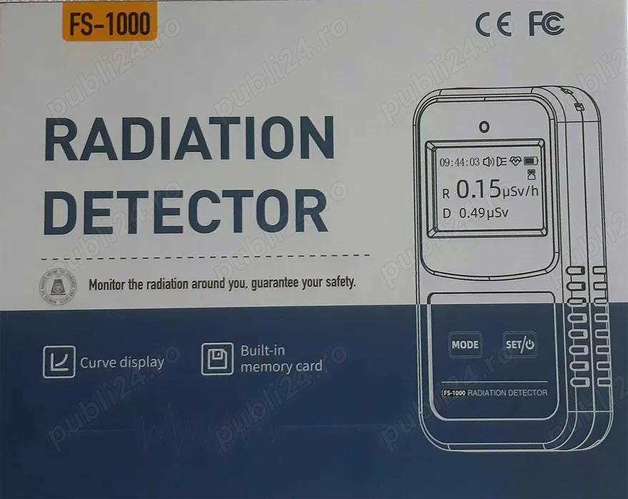 Detector pro de radiatii nucleare Beta, Gamma, X-ray, download date.