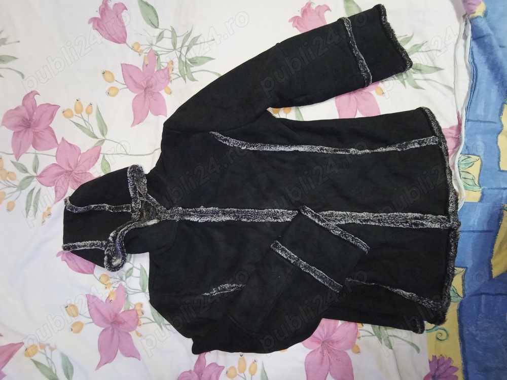 Cojoc  Haina blana Next UK negru-gri, mas. M-L (40-42)