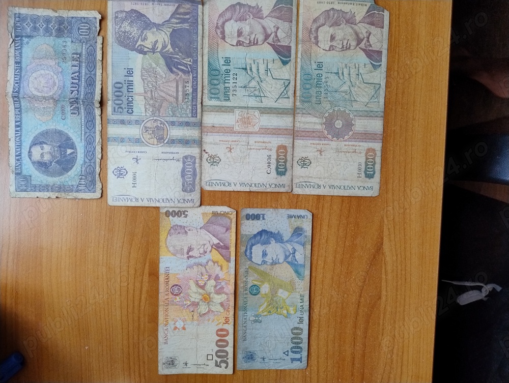 Vând bancnote vechi 