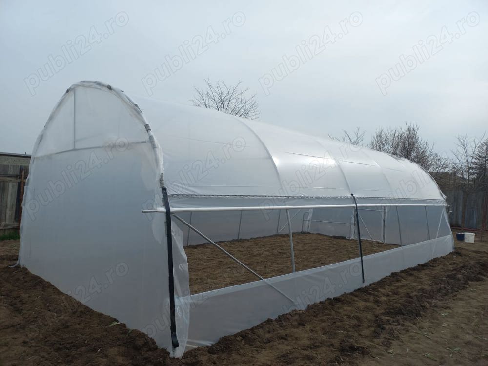 Oferim solarii legume profesionale teava zincata folie UV 180 microni garantie 3 ani laterale aerisi