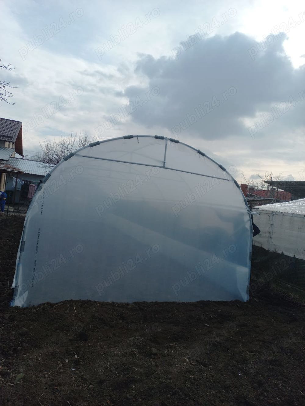 Producem solarii gradina complete teava zincata folie 180 microni 3 ani garantie kit complet montaj 