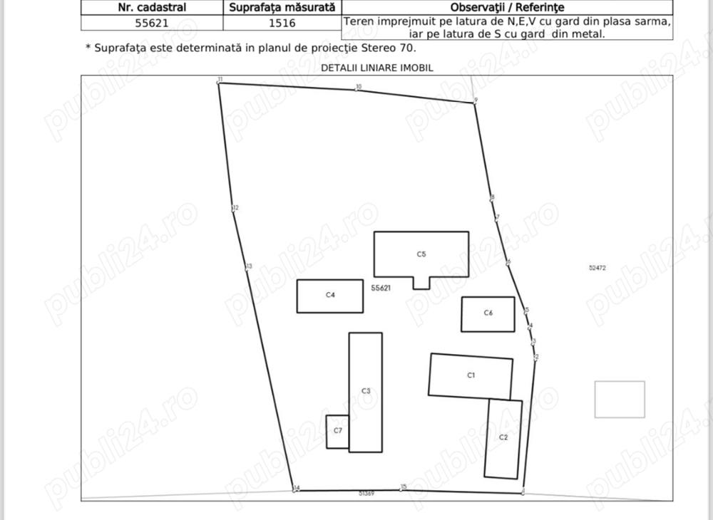 Casa(1516MP) + Teren extravilan(14100MP)- Doba