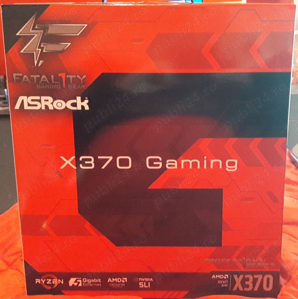 Placa de baza ASRock Fatal1ty X370 Professional Gaming, WiFi, BT