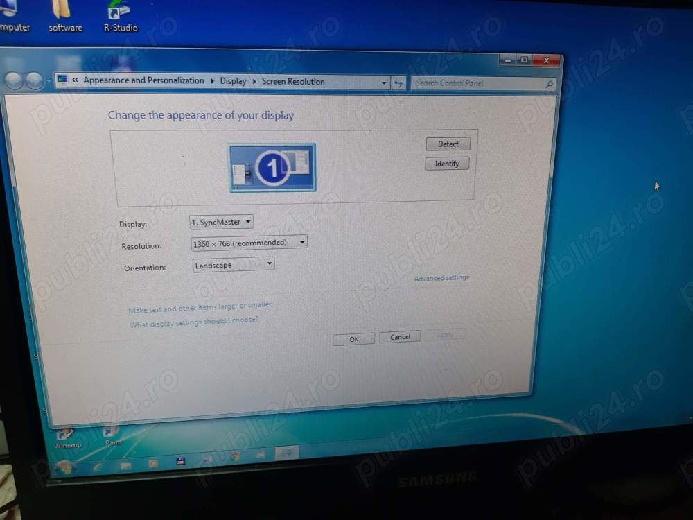 Monitor 19" Samsung Model SyncMaster 943