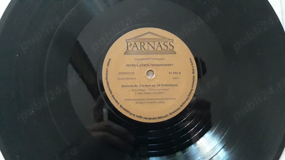 Parnass ,discuri cu muzica clasica pentru colectionari