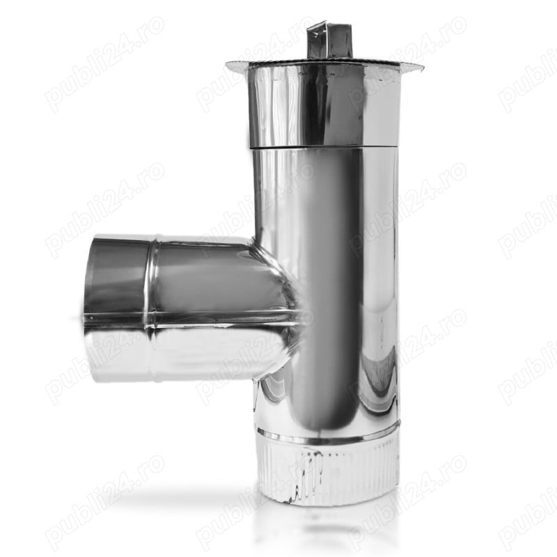 Teu inox 120 mm plus capac condensatie