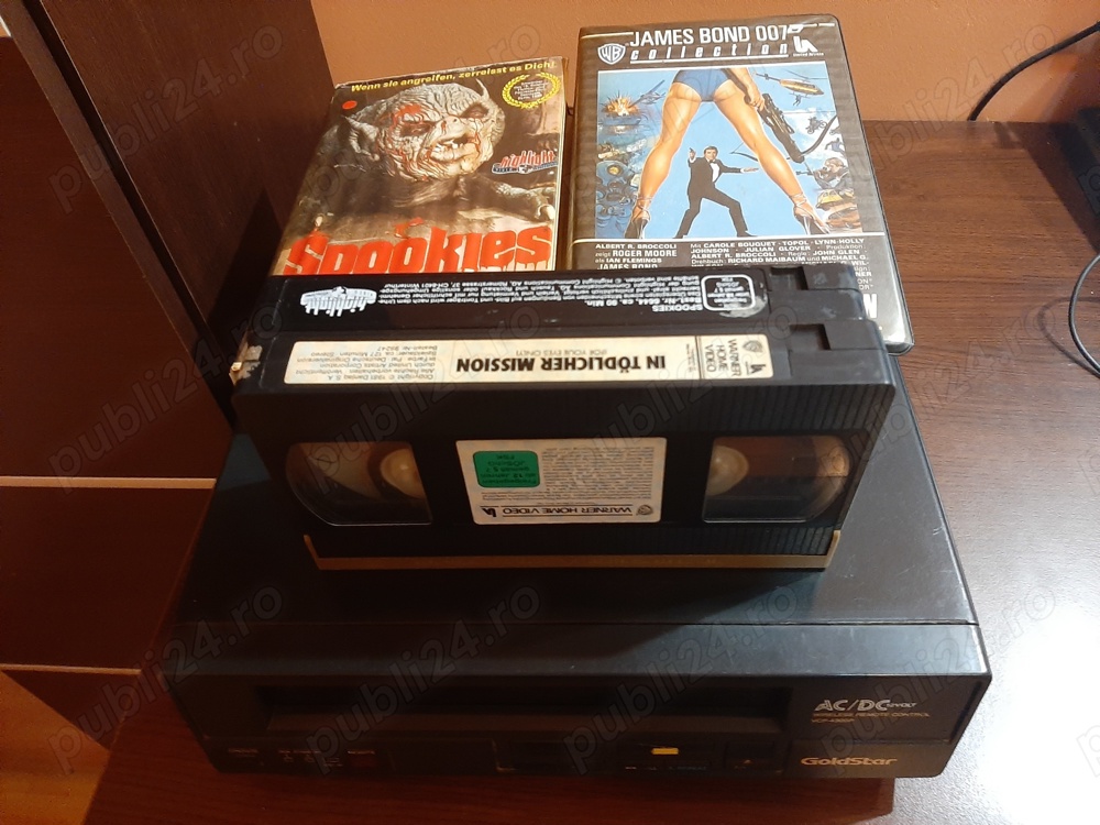 Video GOLDSTAR VCP - 4300P + 2 casete originale de colectie
