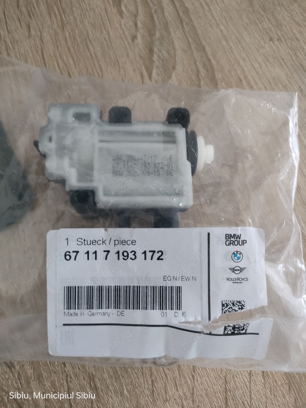 Motoraș clapeta rezervor BMW X1 original