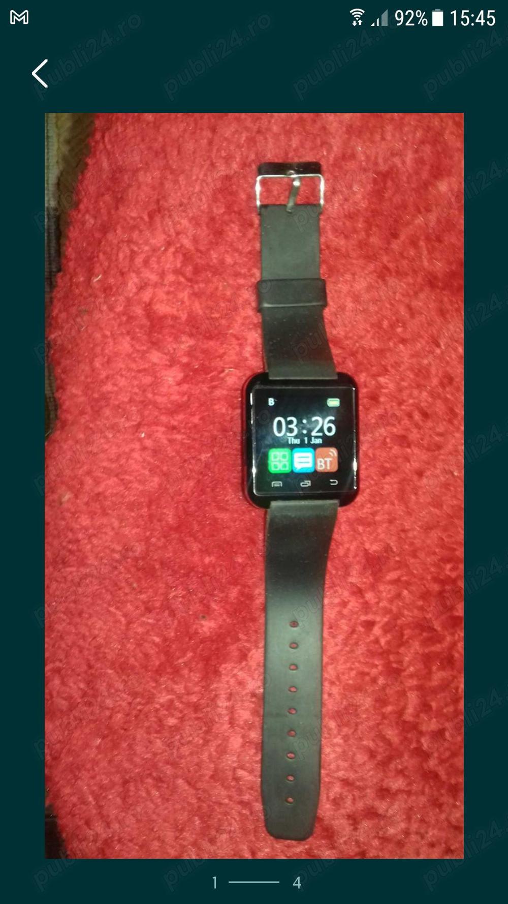 OXO-Ceas Smartwach Bluetoth cu functie telefon-bateria slaba