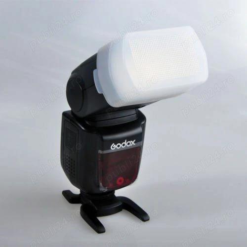 Dispozitiv foto blit alb compatibil pentru Godox V860C TT685 TT600S TT600
