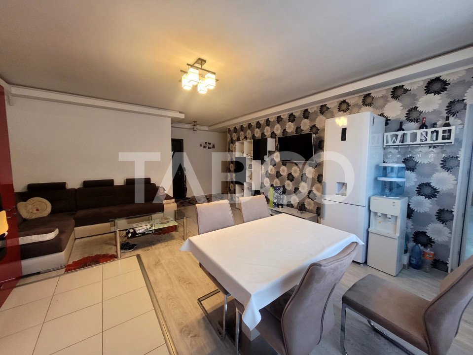 Apartament 3 camere mobilat si utilat 2 bai zona Arhitectilor Sibiu