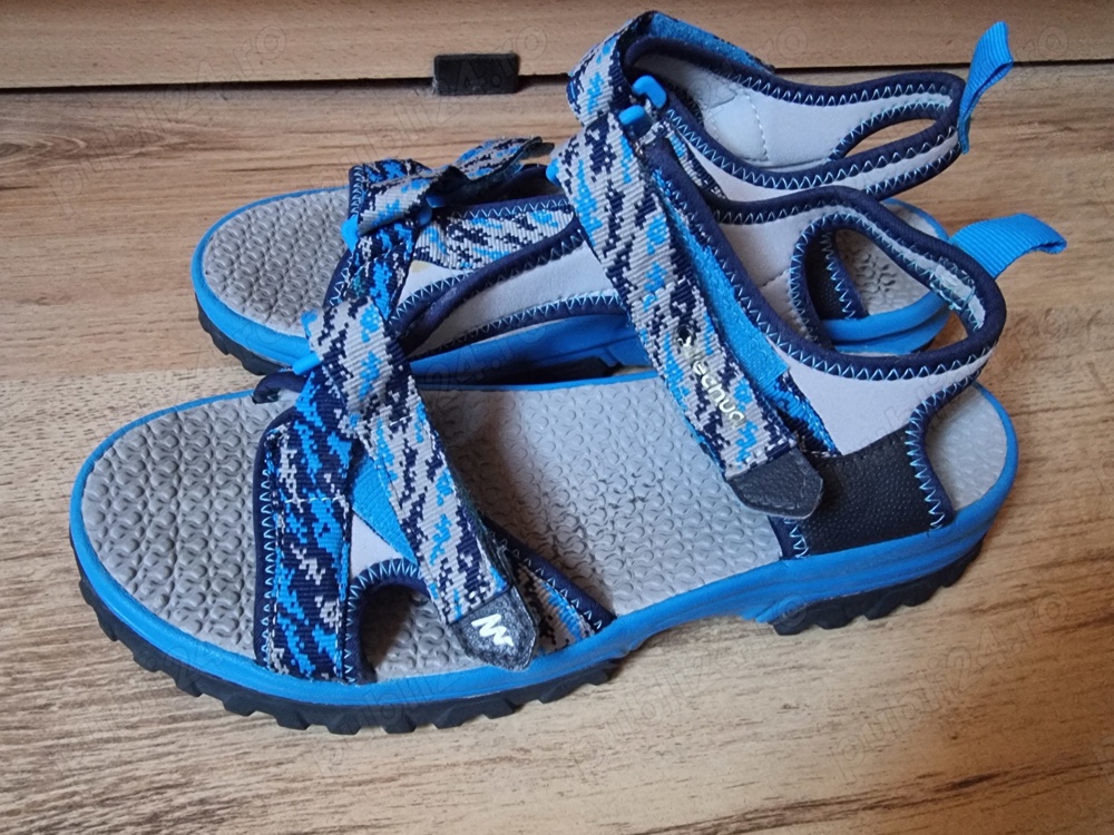 Sandale de drumeţie Quechua MH120 albastru mărimea 37 copii