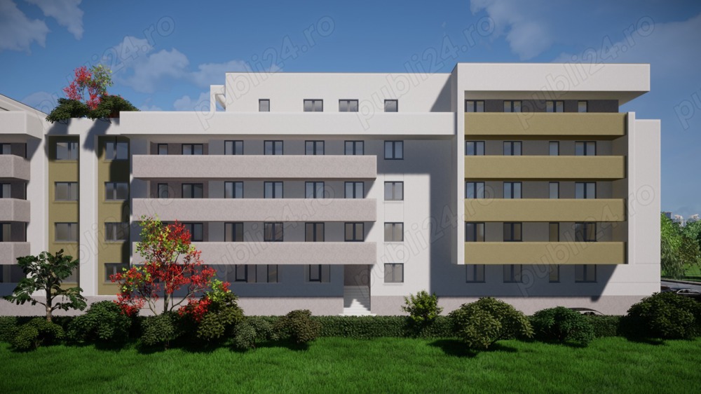 Garsoniera complet decomanata, etaj 1, bloc nou,  pret 49.900 euro tva inclus