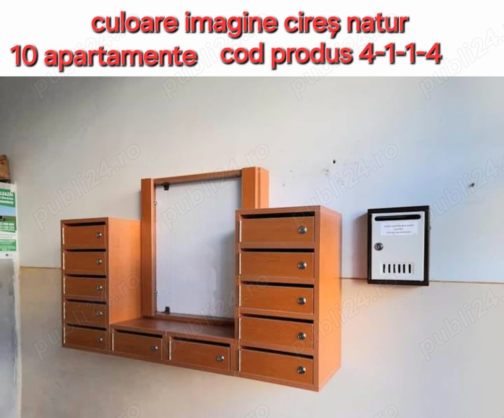 cutii postale 10 apartamente.