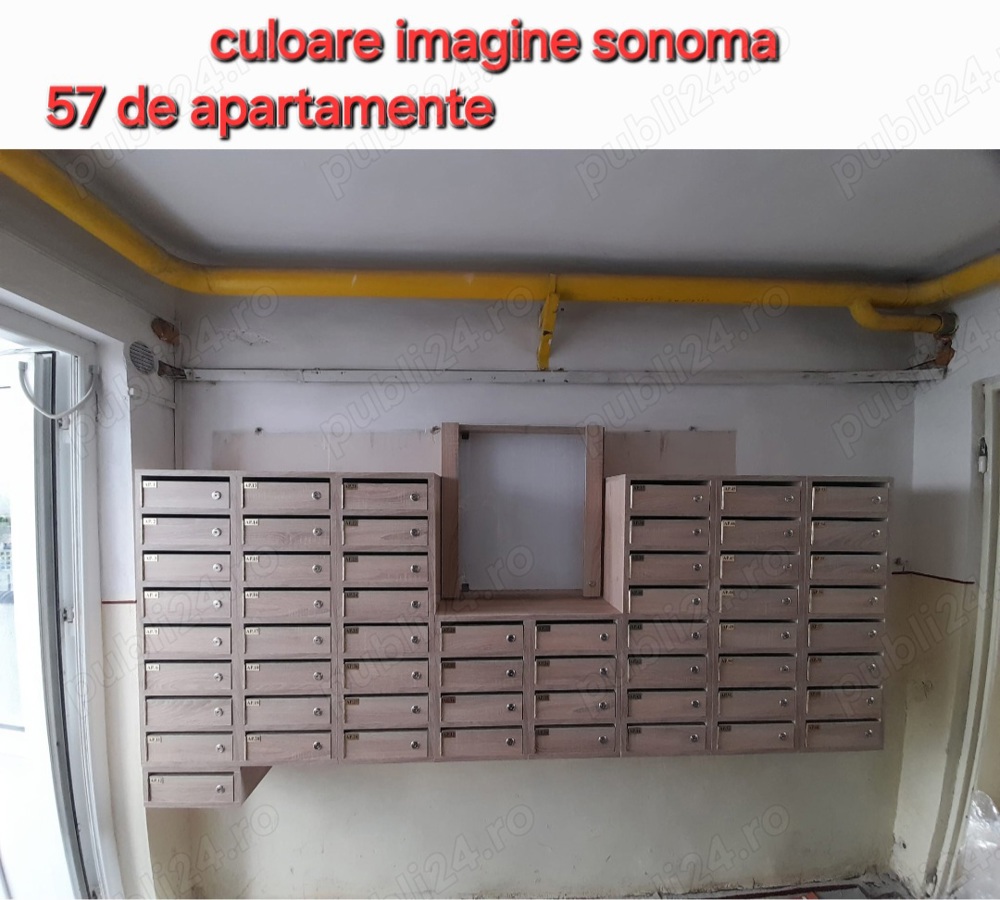 cutii poștale 57 apartamente 