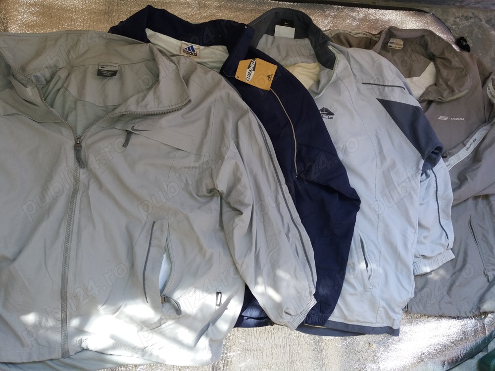 Bluza geaca trening Nike Reebok Adidas Gianfranco Ferre, material bumbac, 2 buzunare cu fermoare. Pr