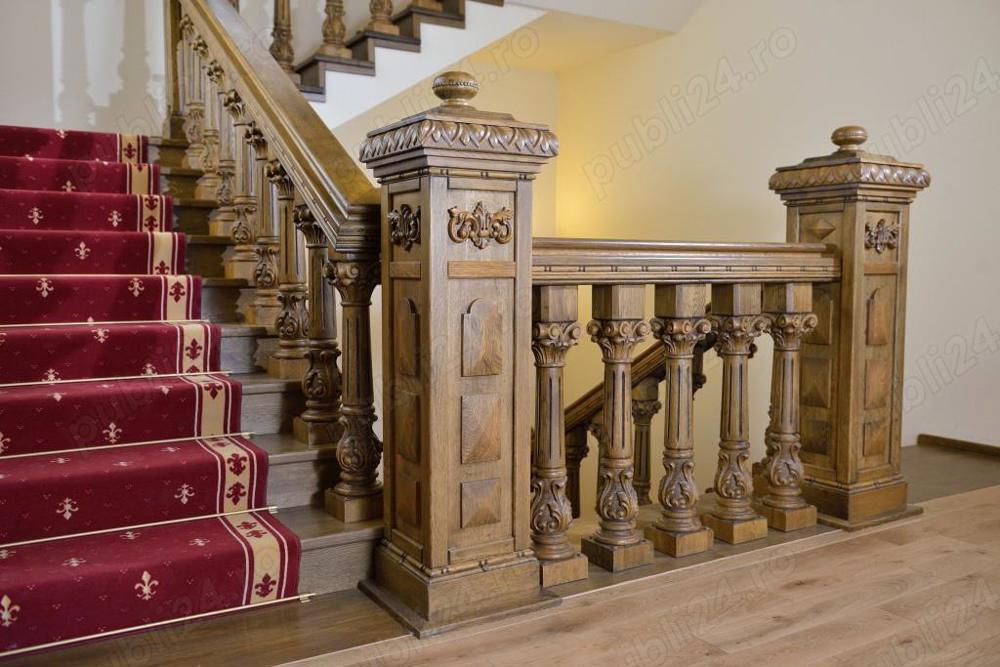 Scari interioare din lemn