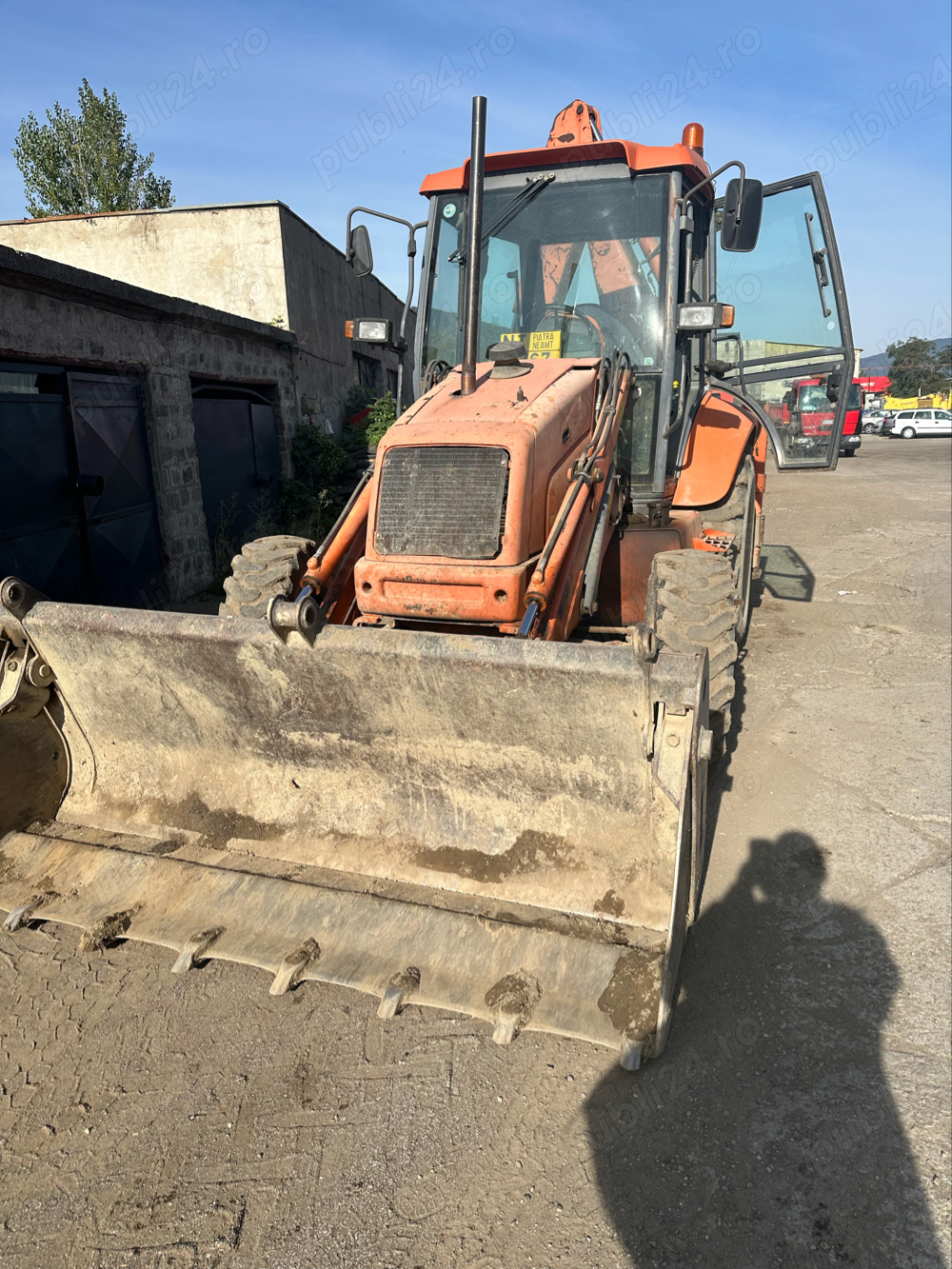 vand buldoexcavator fiat hitachi fb90