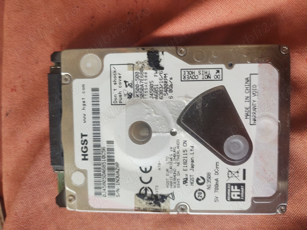Hdd laptop 500gb sata
