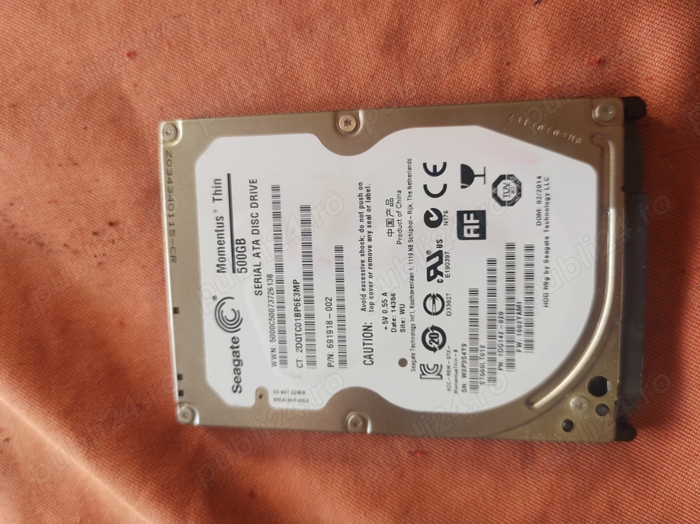 Hdd laptop Segate 500gb sata