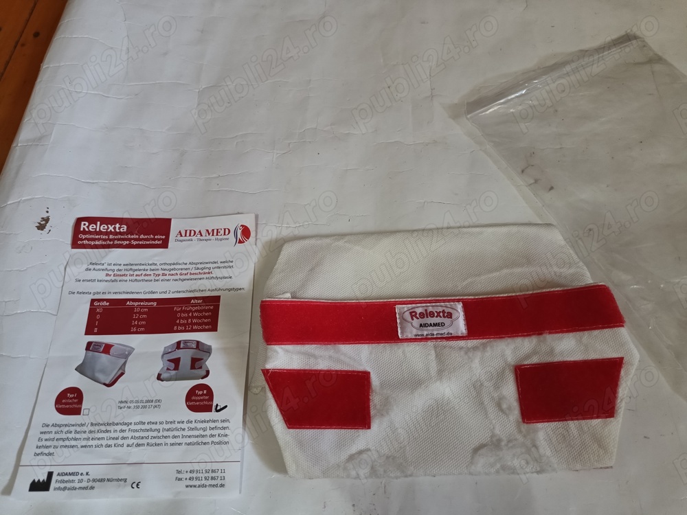 Scutec ortopedic abductie sold Relexta pt nou născuți copii