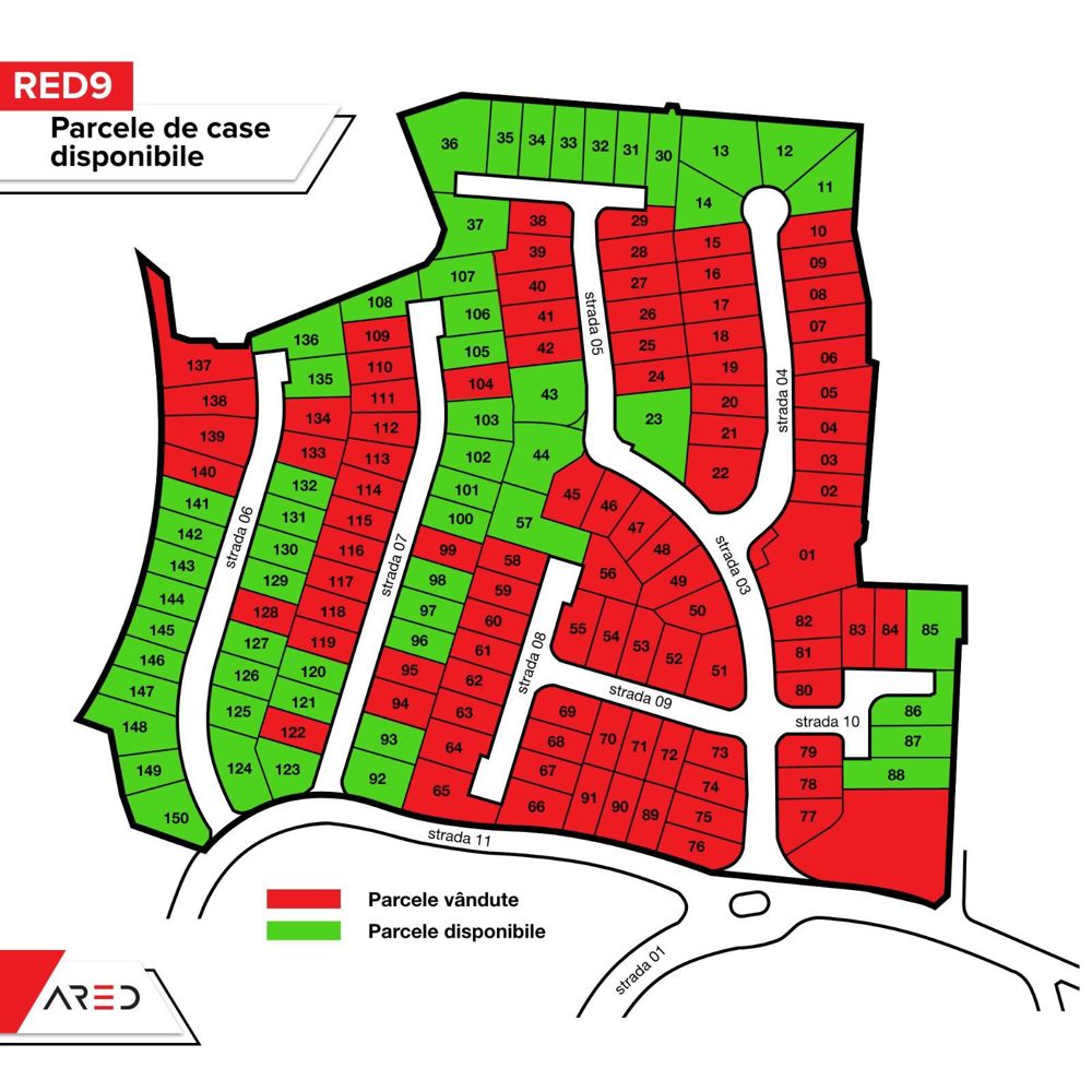 Teren premium de 632mp în Arad, gata de construire! /parcela 57/