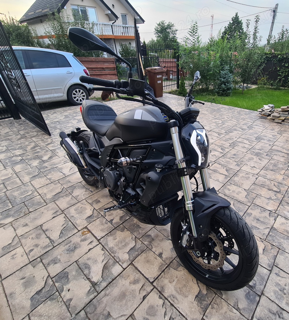 Benelli 502c 7300 km.2019.48 cp.se încadrează pentru A2.variante schimb 