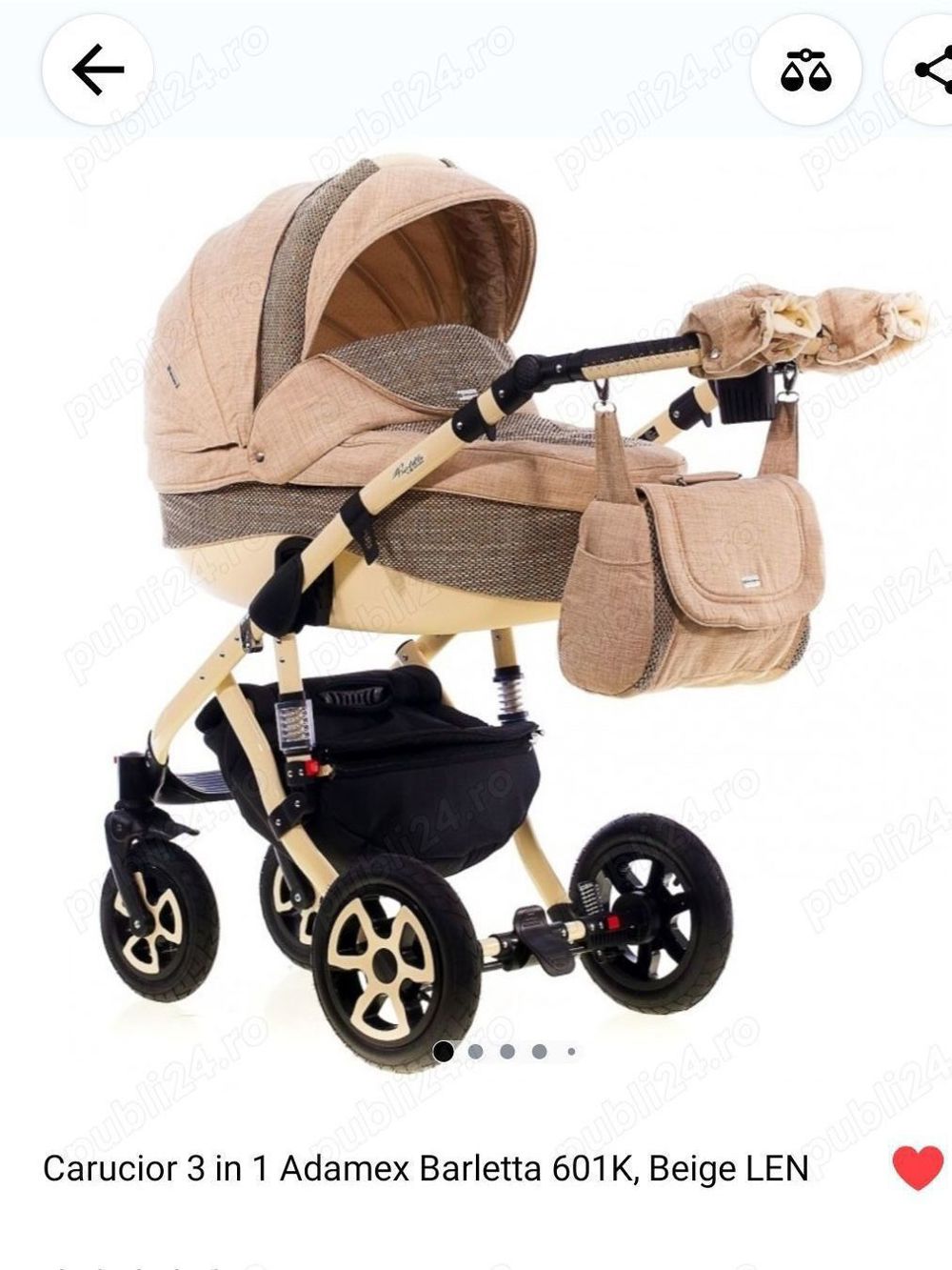 carucior 3 in 1 Adamex barlleta