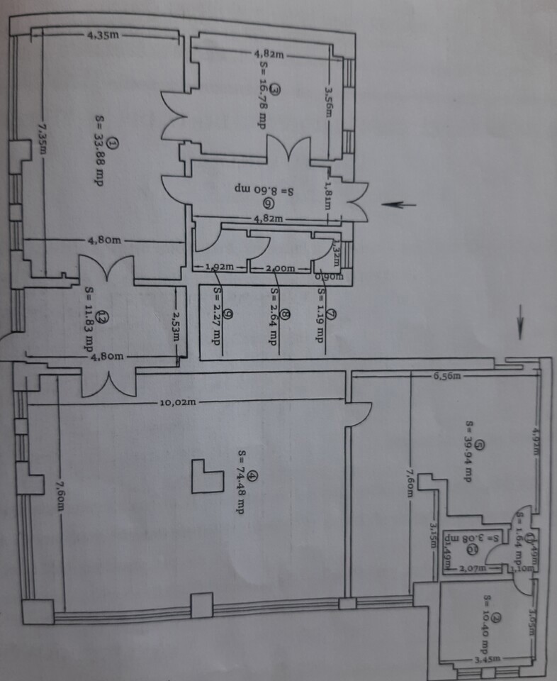 Spatiu comercial 248 mp de vanzare, la strada - zona Calea Nationala pret negociabil!