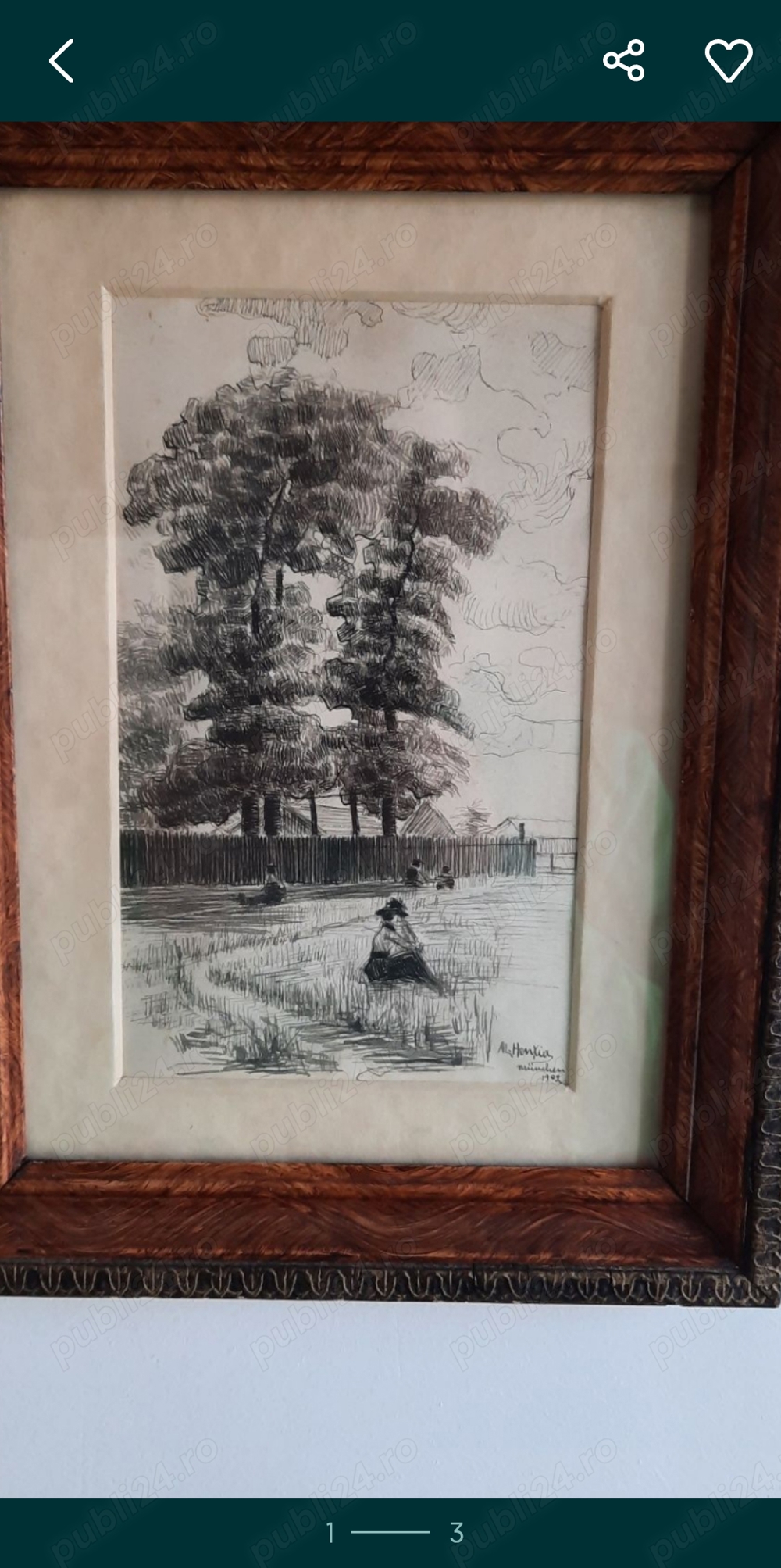 De vanzare tablou din1902 Hentia